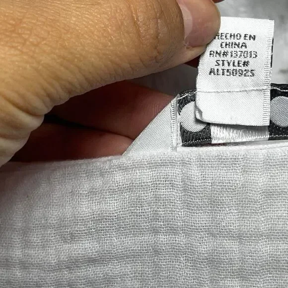 THREE DOTS - LARGE - White cotton blouse - Picture 7 of 8